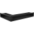 Ventilačný otvor LUFT rohový pravý 400x600x90 mm - čierny