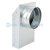 Redukce 90° na potrubí ø125 mm (150x50 mm)