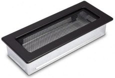Ventilační mřížka Standard 11x24 cm - černá