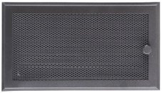 Ventilační mřížka 16x32 cm s žaluzií - grafit Ventilační mřížka 16x32 cm s žaluzií - grafit