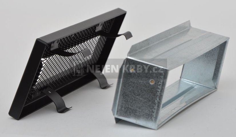Ventilačná mriežka - čierna (150x50 mm)