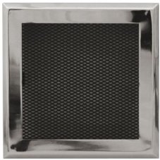 Ventilační mřížka 16x16 cm - chrom lesklý