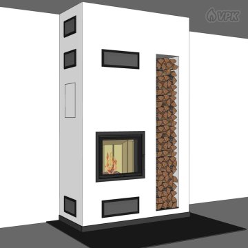 Návod na stavbu krbu – s vložkou Romotop HEAT 4G 59.50.04 (model BL)