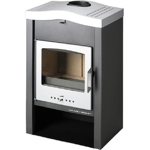 Haas+Sohn - VAASA PLUS V (antracit, dvířka a víko stříbrné), výprodej