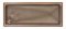 Ventilačná mriežka Retro 16x45 cm - medená patina