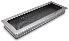 Ventilačná mriežka Standard 17x49 cm - nerezová matná