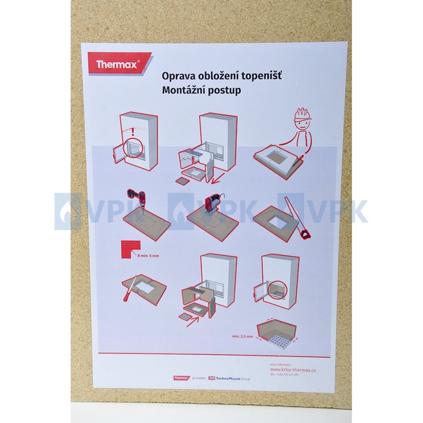 Opravná sada THERMAX SF – 2 ks dosiek 500×300×30 mm