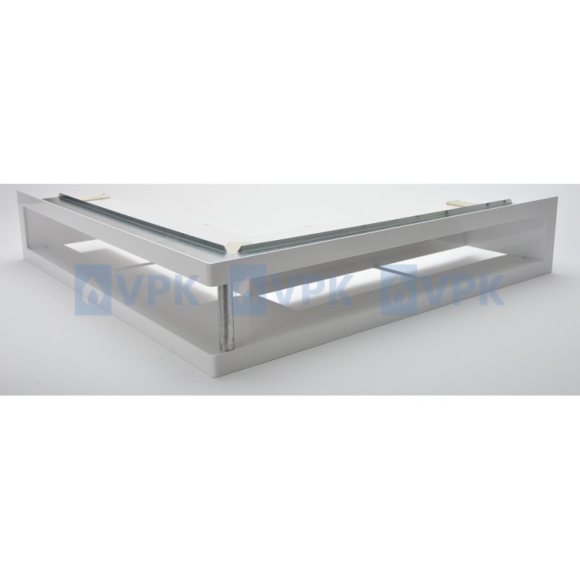 Ventlab - ventilačný otvor rohový 500x500x100 mm - biely