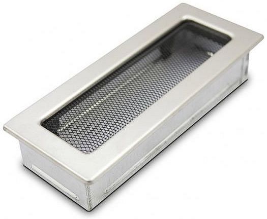 Ventilačná mriežka Standard 11x24 cm - nerezová matná