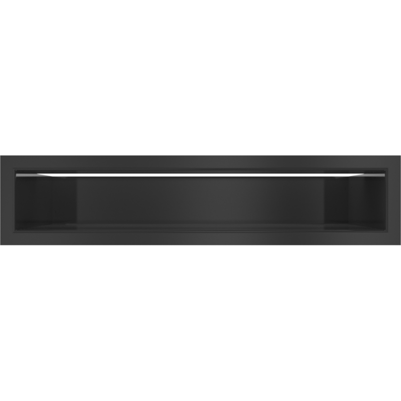 Ventilačný otvor LUFT 90x400 mm - čierny Ventilačný otvor LUFT 90x400 mm - čierny