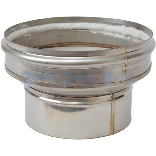 KN10400572 - Přechodka ø180 mm (po vodě, převlečná) pro komíny ø200/230 mm (vnitřní/vnější ø hrdla)