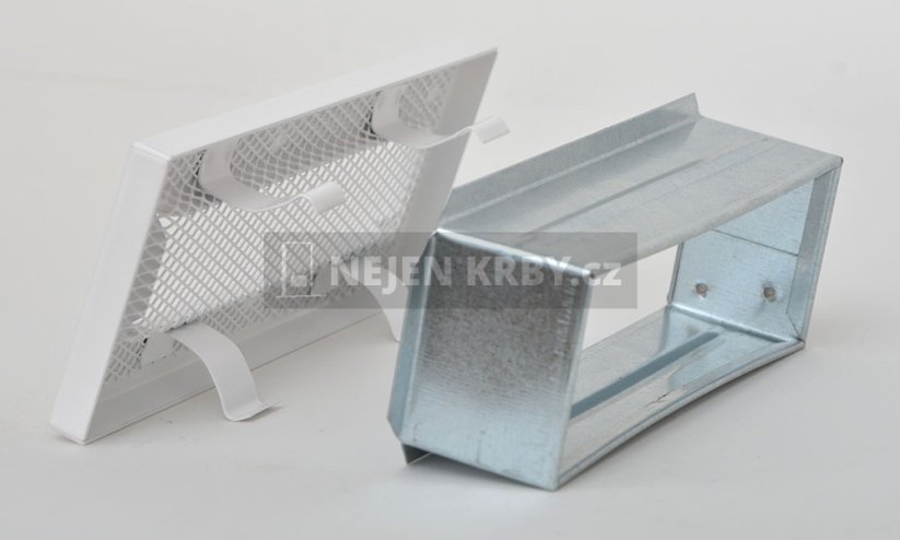 Ventilačná mriežka - biela (150x50 mm)