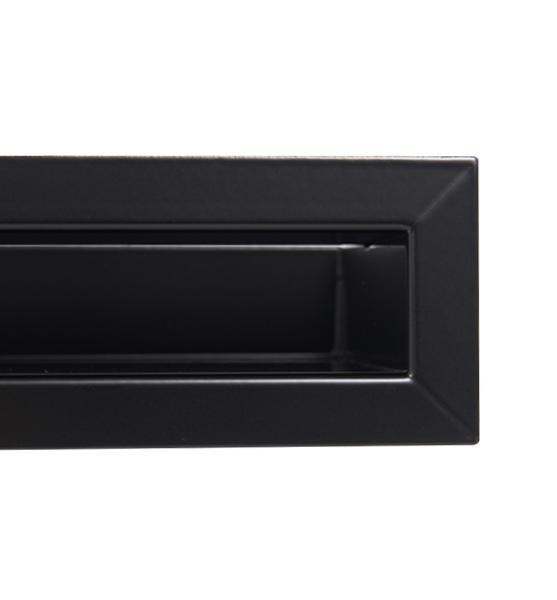 Ventilačný otvor LUFT 60x400 mm - čierny
