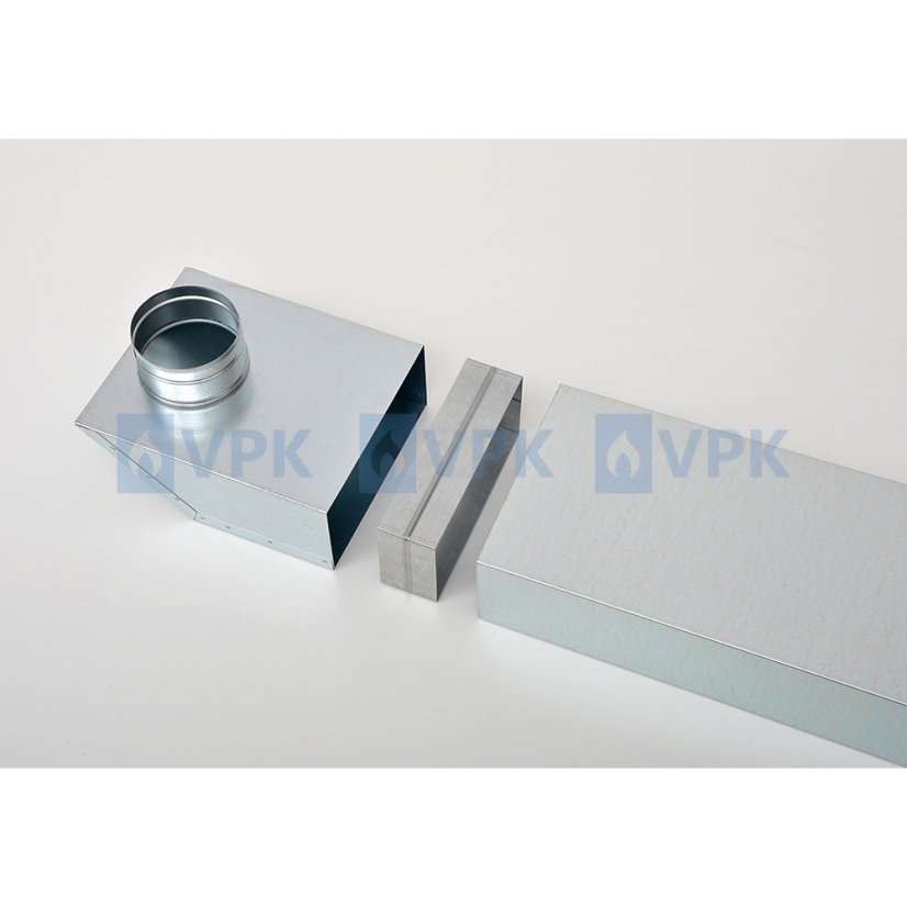 Redukcia 90° na potrubie ø100 mm (200x90 mm)