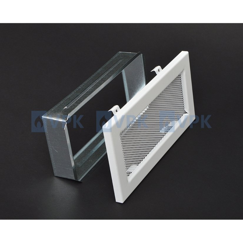 Ventilačná mriežka - biela (200x90 mm)