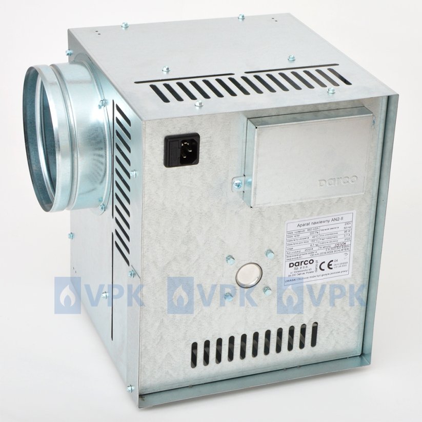 Ventilátor pre teplovzdušný rozvod Darco AN2-II (860 m3/h)
