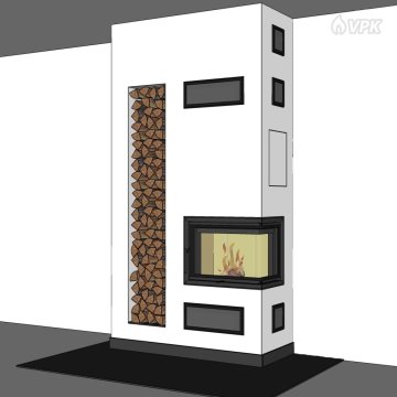 Návod na stavbu krbu – s vložkou Romotop HEAT R 4G S 60.44.33.24 (model BP)