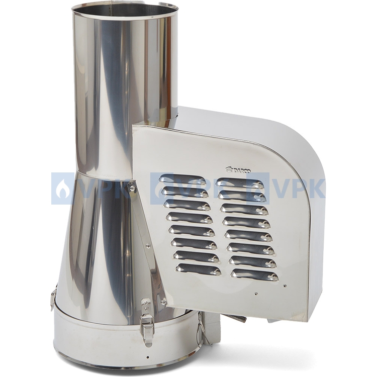 Komínový ventilátor Darco GCK ø200 mm - pro instalaci na dvouplášťový nerezový komín