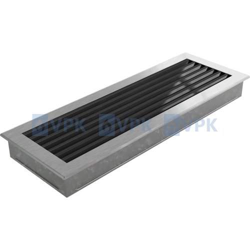 Ventilačná mriežka Fresh 17x49 cm - nerezová matná