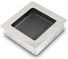 Ventilačná mriežka Standard 17x17 cm - nehrdzavejúca matná