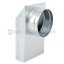 Redukce 90° na potrubí ø125 mm (150x50 mm) Redukce 90° na potrubí ø125 mm (150x50 mm)