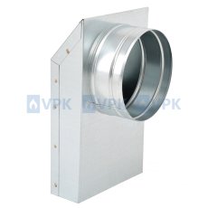 Redukce 90° na potrubí ø125 mm (150x50 mm)