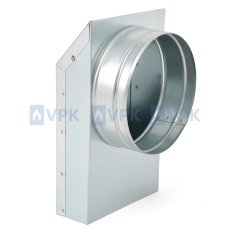 Redukce 90° na potrubí ø150 mm (150x50 mm)