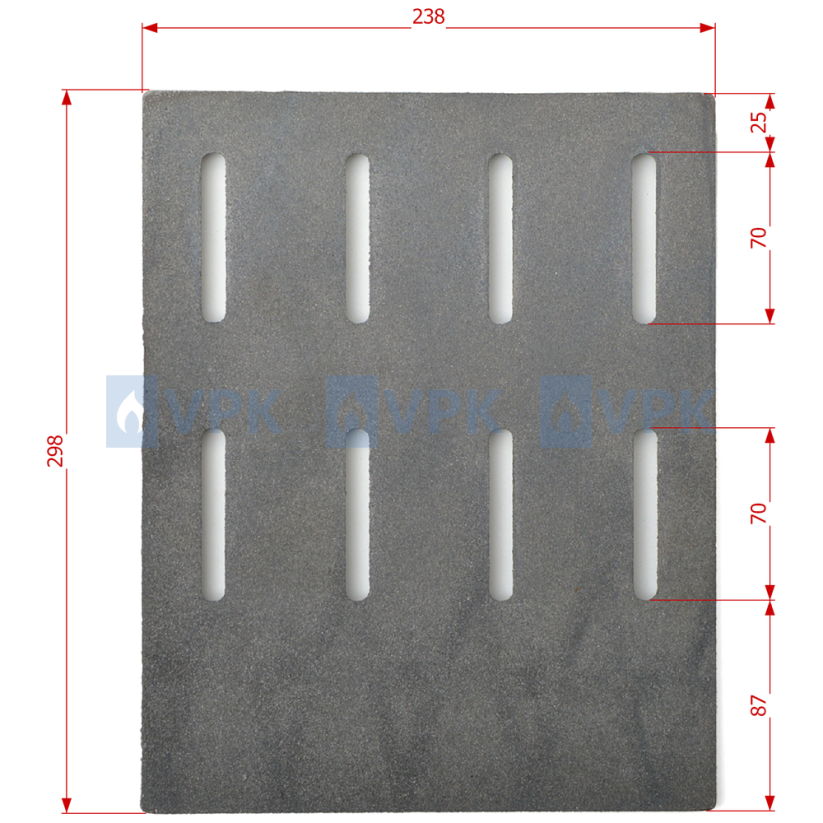 Rošt (originálny) do ohniska pre krbové vložky Uniflam, ref. 700819