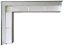 Ventlab - ventilačný otvor rohový ľavý 700x500x100 mm - biely