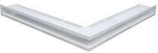 Ventilační otvor LUFT rohový 560x560x60 mm - bílý