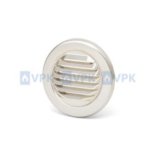 Zaústenie - sacia mriežka na fasádu okrúhla, nerezová - ø125 mm