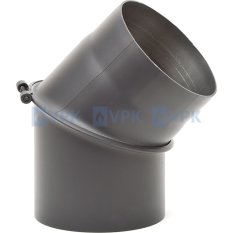 KA20 - Koleno dymovodu 0 - 45° / ø150 mm - nastaviteľné - antracit