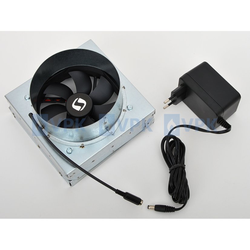Ventilátor do mriežky Standard 17x17 cm - ø125 mm