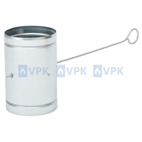Klapka ø100 mm s pevným táhlem pozink
