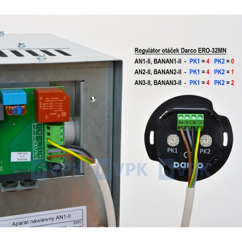 Ventilátor pre teplovzdušný rozvod Darco BANAN1-II (370 m3/h)