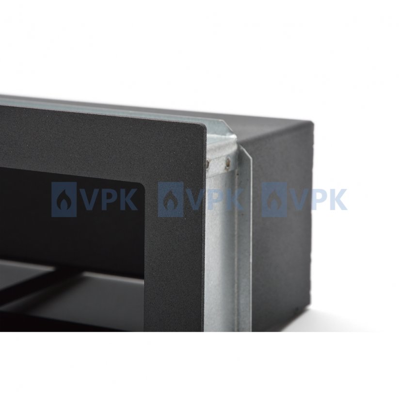 Ventlab V-Open - ventilačný otvor rovný 450x100 mm - čierny