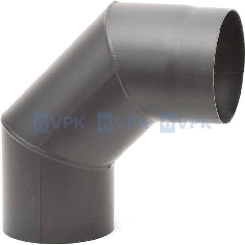 KA20 - Koleno dymovodu 90° / ø150 mm - pevné - antracit