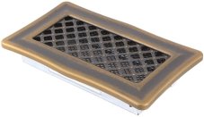 Ventilačná mriežka - DECO zlatá patina 10x20 cm
