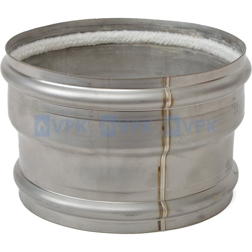 KN10401088 - Prechodka ø150 mm (prevlečná) pre komíny ø160/175 mm (vnútorný/vonkajší ø hrdla)