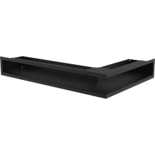 Ventilačný otvor LUFT rohový ľavý 600x400x90 mm - čierny