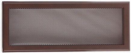 Ventilační mřížka 16x45 cm - hnědý brokát