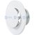 Ventilačný tanier výfukový ASV ø125 mm - biely