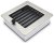 Ventilačná mriežka Standard 17x17 cm so žalúziou - nehrdzavejúca matná