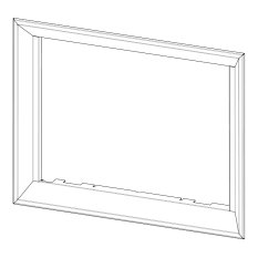 Romotop - RÁMEK D2M RAM04N krycí polohluboký