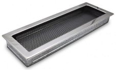 Ventilačná mriežka Standard 17x49 cm - nehrdzavejúca matná