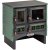 KVS Moravia - 9180 OFÉLIE (keramika zelená, dřevěné doplňky, ocelová plotna)