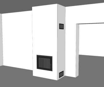 Návod na stavbu krbu - s vložkou Romotop DYNAMIC 2G 66.50.01N a výměníkovou komorou [CZ]