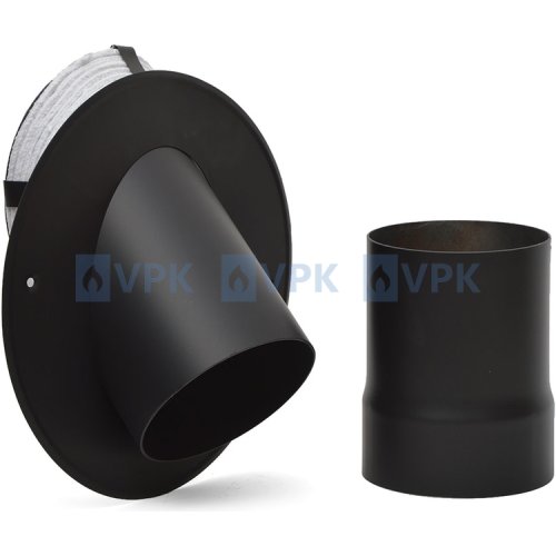 KC20 - Přechodka ø150 mm 45° (vsuvná) pro komíny ø180 mm