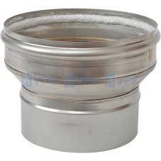 KN10400596 - Přechodka ø180 mm (po vodě, převlečná) pro komíny ø180/220 mm (vnitřní/vnější ø hrdla)