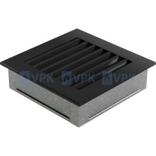 Ventilačná mriežka Fresh 17x17 cm - čierna